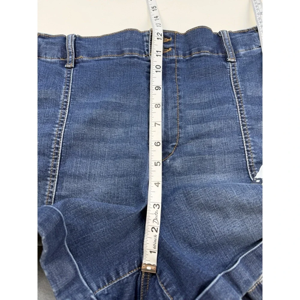 Wonderly High Rise Denim Shorts Womens Size 14 Blue Stretch Jean 4